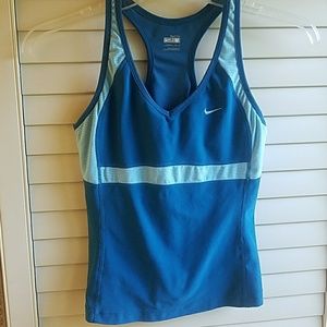 Nike | blue sports tank Medium